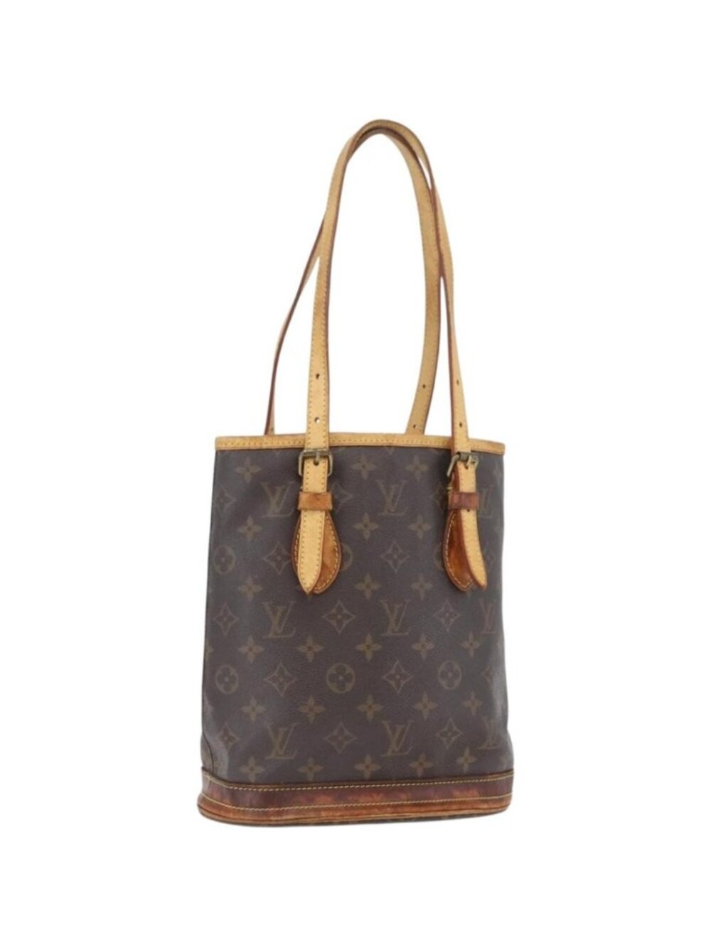 LOUIS VUITTON Monogram Bucket PM Shoulder Bag M42238